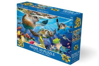 Obrázek z Puzzle 3D - Mořské želvy 100dílků 